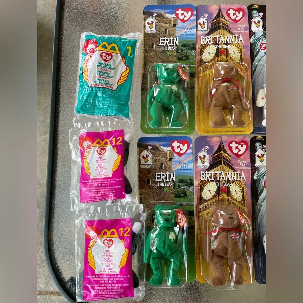 TY Beanie babies Mcdonalds International Bears Extremely RARE - Picture 11 of 13